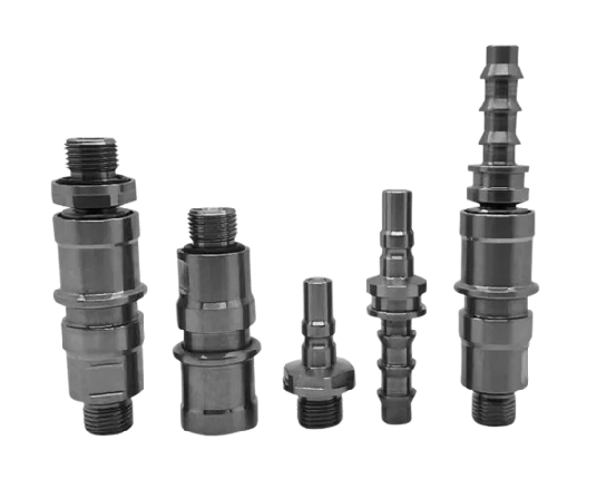 NIST Screw connectors with Check Valve, Nut and Nipple Barb