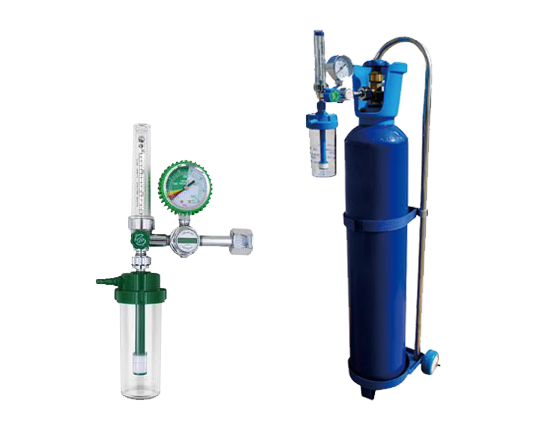 Oxygen Flowmeter with Regulator