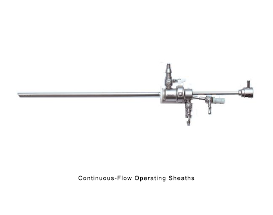 Continuous-Flow Operating Sheaths